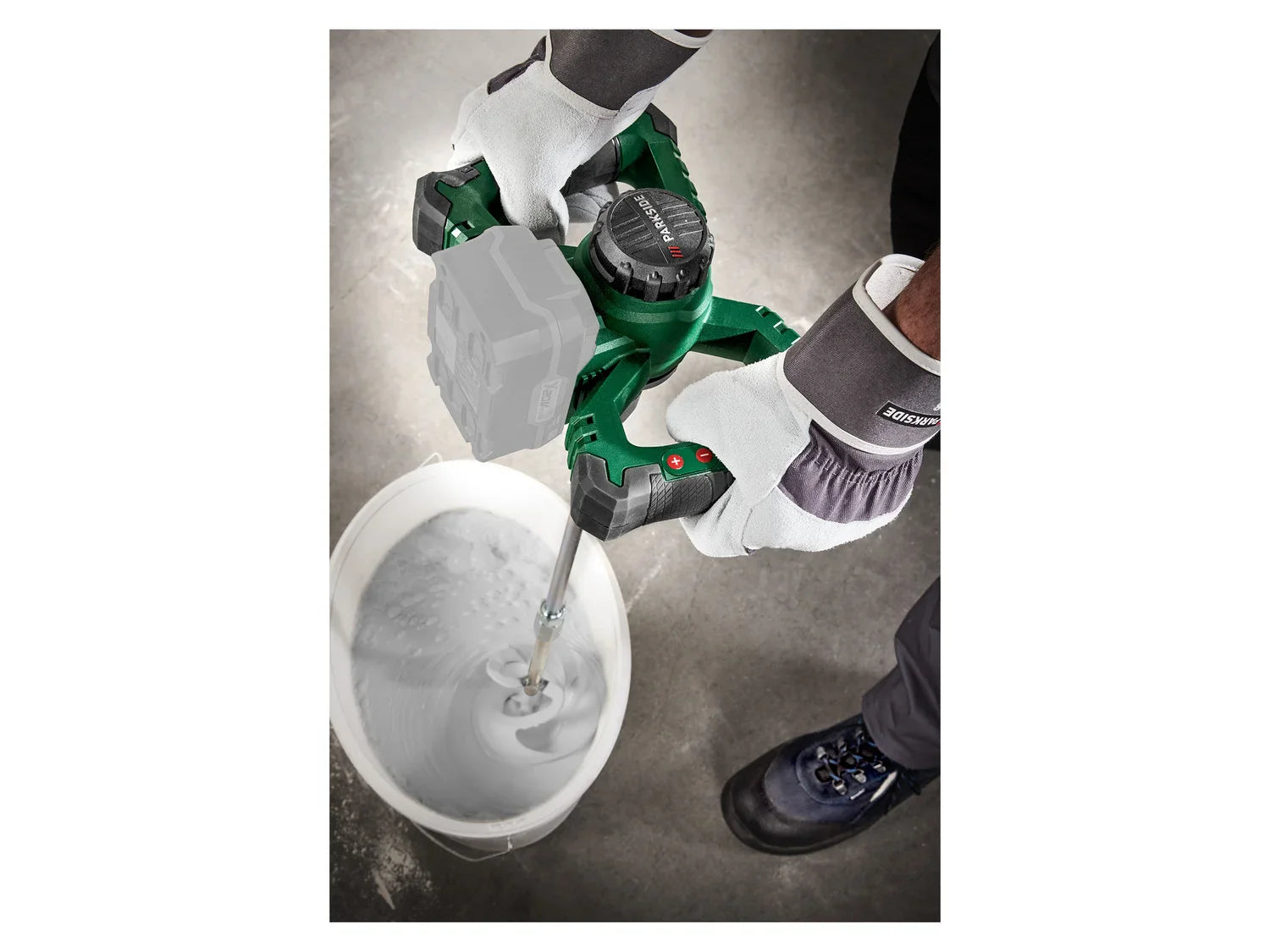 PARKSIDE Mlangeur de peinture et de mortier sans fil PFMRA 20-Li B2, 20 V