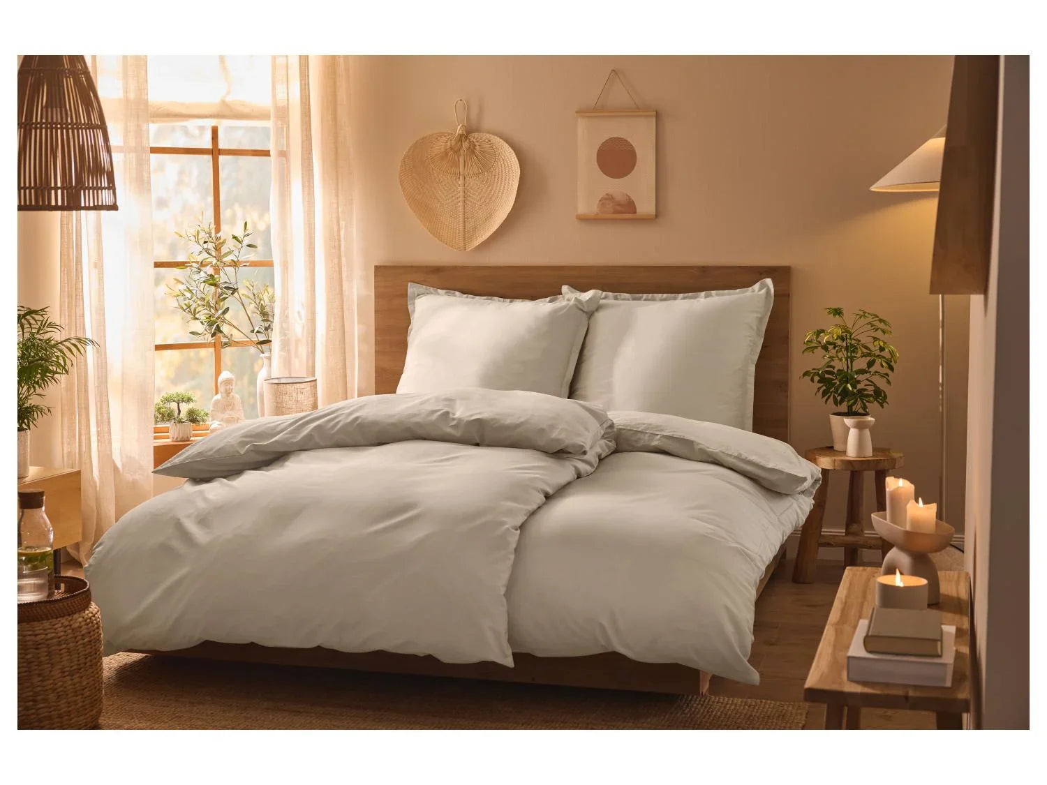 LIVARNO home Parure de lit en satin de lyocell, 240 x 220 cm
