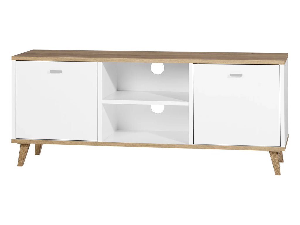 LIVARNO home Meuble bas Corfu, 113 x 46 x 33 cm, blanc/imitation chne