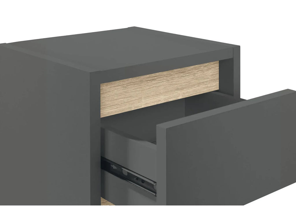 LIVARNO home Armoire latrale de salle de bains Oslo, 32 x 99 x 30 cm, anthracite
