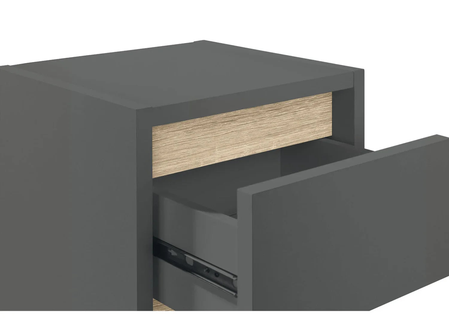 LIVARNO home Armoire latrale de salle de bains Oslo, 32 x 99 x 30 cm, anthracite