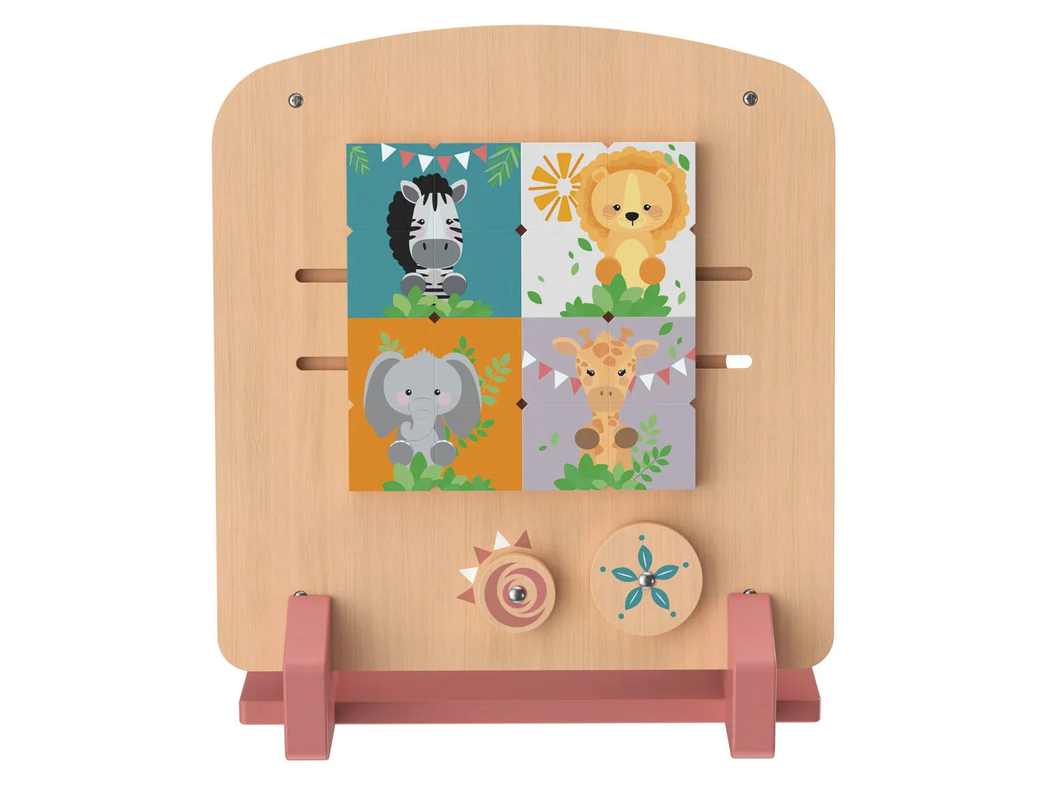 Playtive Jeu mural en bois vritable, 2 pices