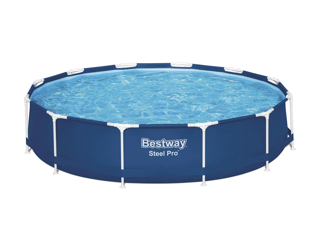 Bestway Kit de piscine complet Steel Pro Frame Pool-Set avec pompe de filtration  366 x 84 cm