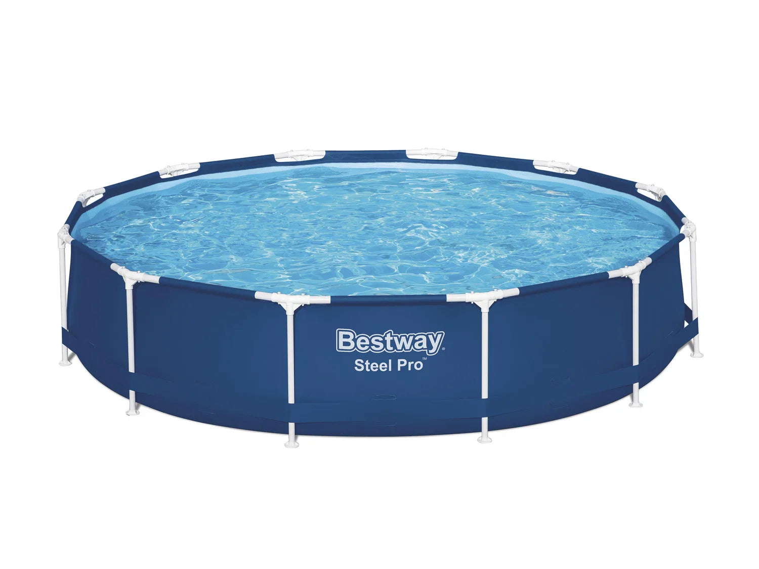 Bestway Kit de piscine complet Steel Pro Frame Pool-Set avec pompe de filtration  366 x 84 cm