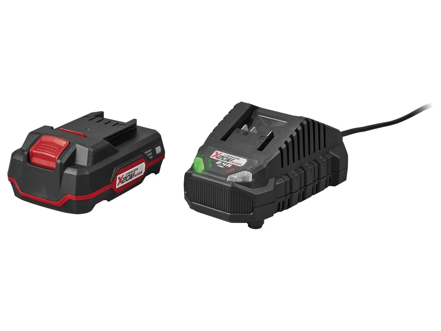 PARKSIDE Set perceuse-visseuse sans fil PABS 20-Li G8 + batterie + chargeur + accessoires, 20 V