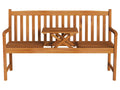 LIVARNO home Banc de jardin Sevilla, avec table pliante