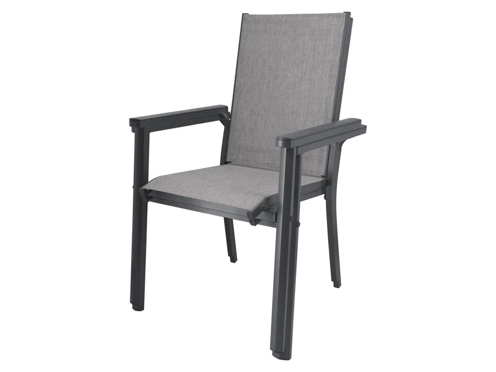 LIVARNO Table de jardin + Lot de 4 fauteuils en aluminium Houston