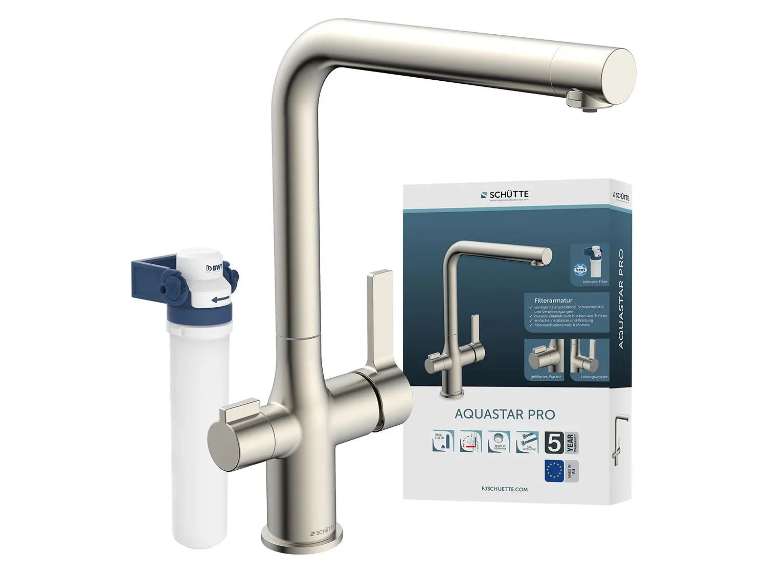 Schtte Robinet d'eau potable AQUASTAR PRO avec systme de filtration anti-calcaire