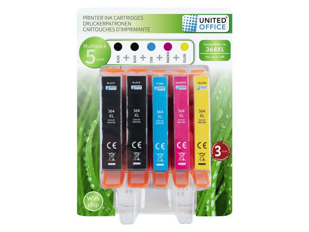 UNITED OFFICE Cartouches d'impression, Multipack, HP