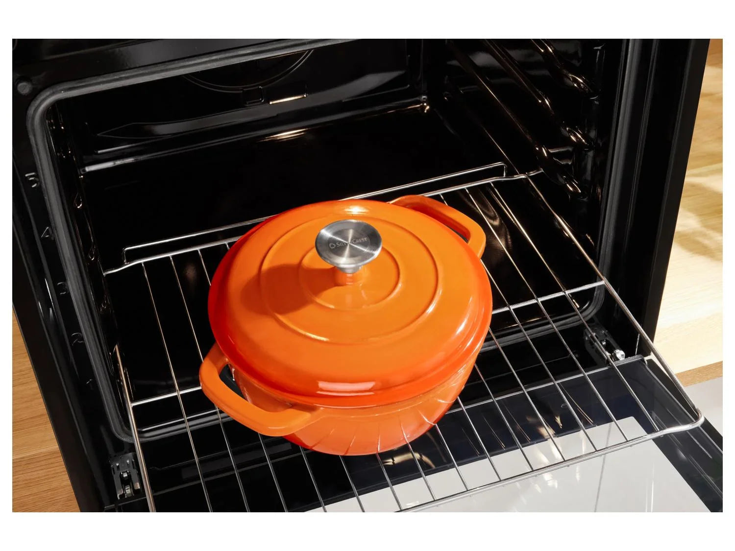 SILVERCREST Faitout en fonte Premium, 22 cm