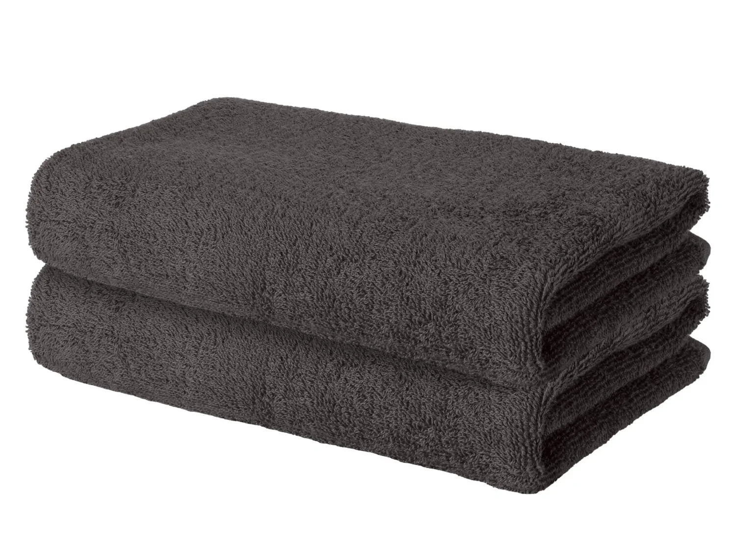 LIVARNO Lot de 2 serviettes en ponge