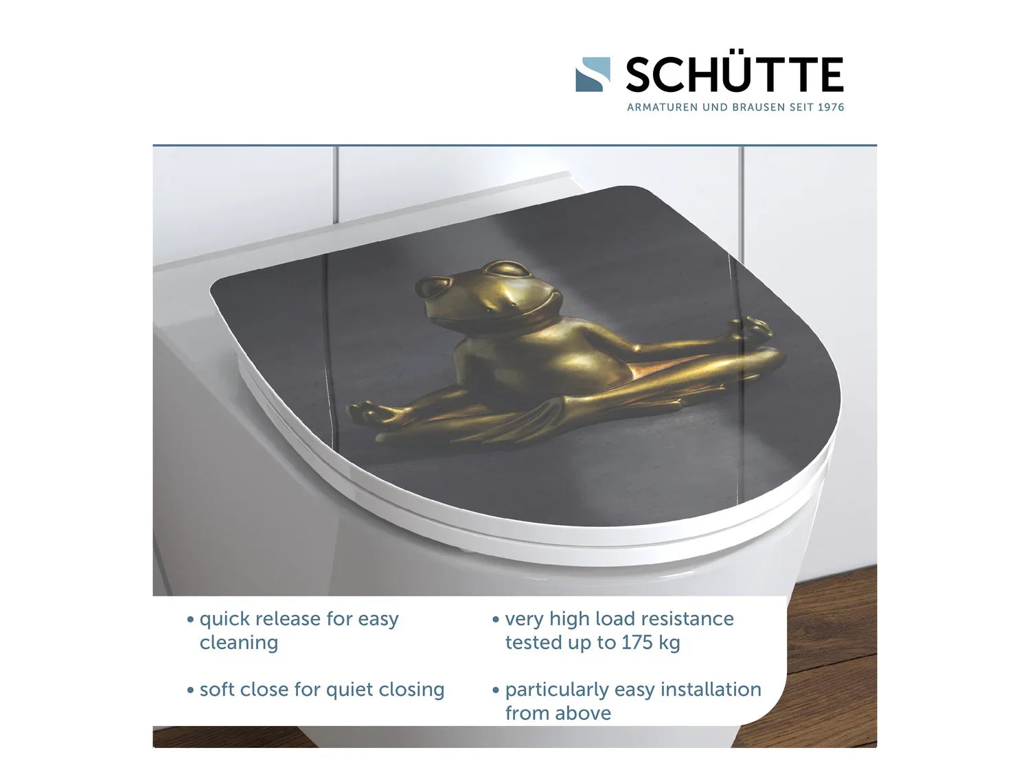 Schtte Abattant WC High Gloss, avec fermeture en douceur