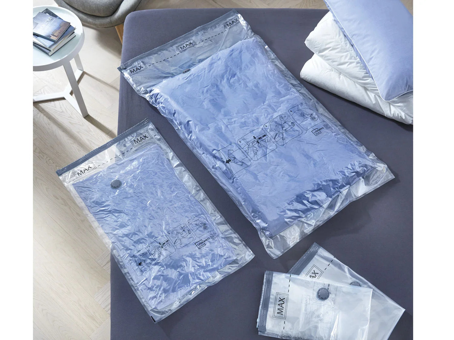 LIVARNO home Set de 10 housses de rangement sous vide