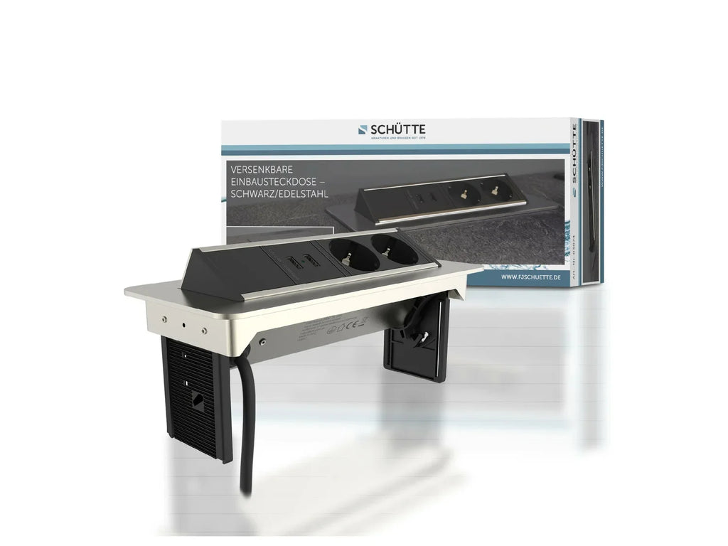 Schtte Bloc multiprises encastrable pour plan de travail