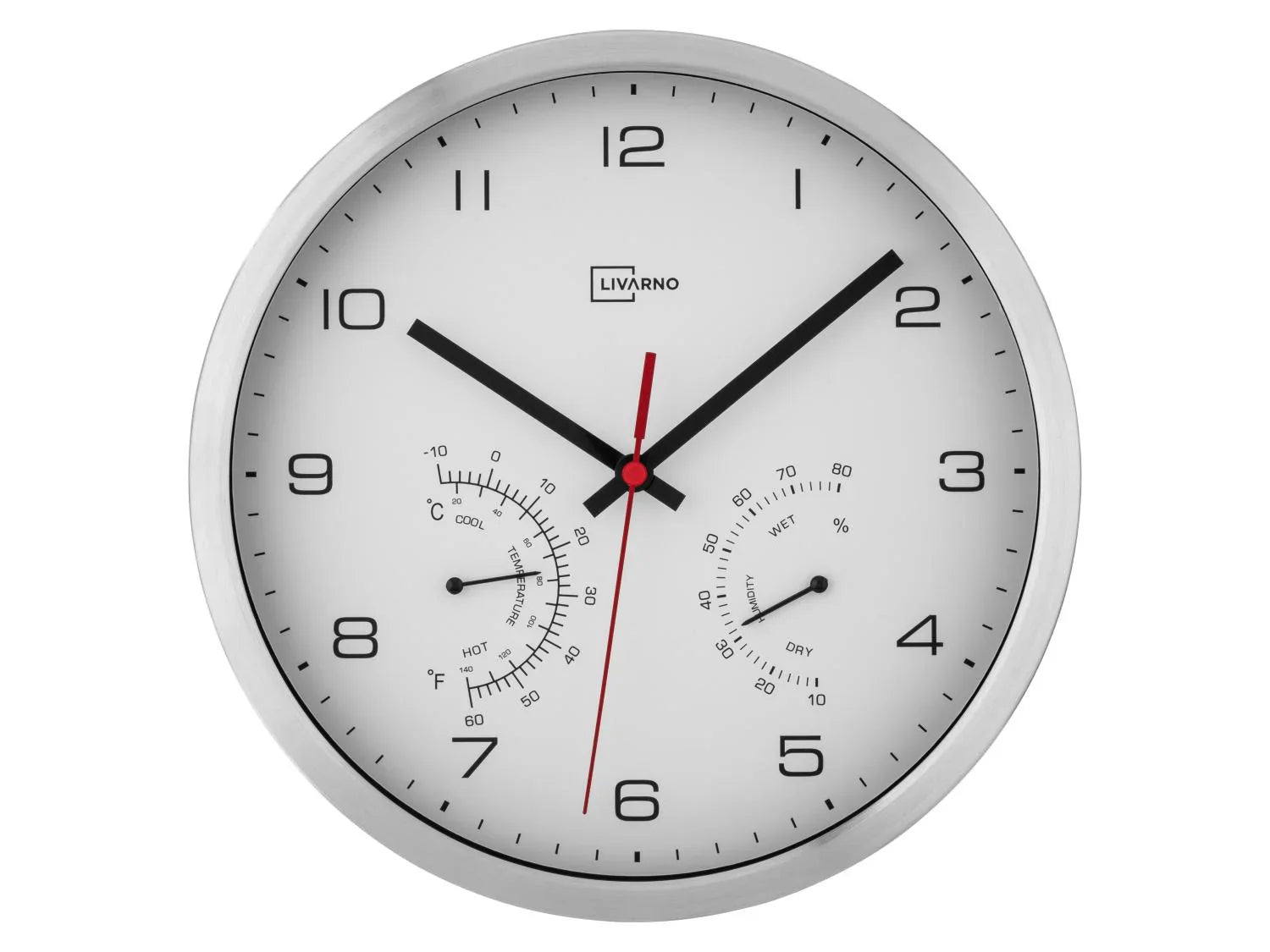 LIVARNO home Horloge murale radioguide