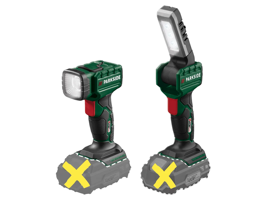 PARKSIDE Lampe torche  LED, 280 lm, 20 V