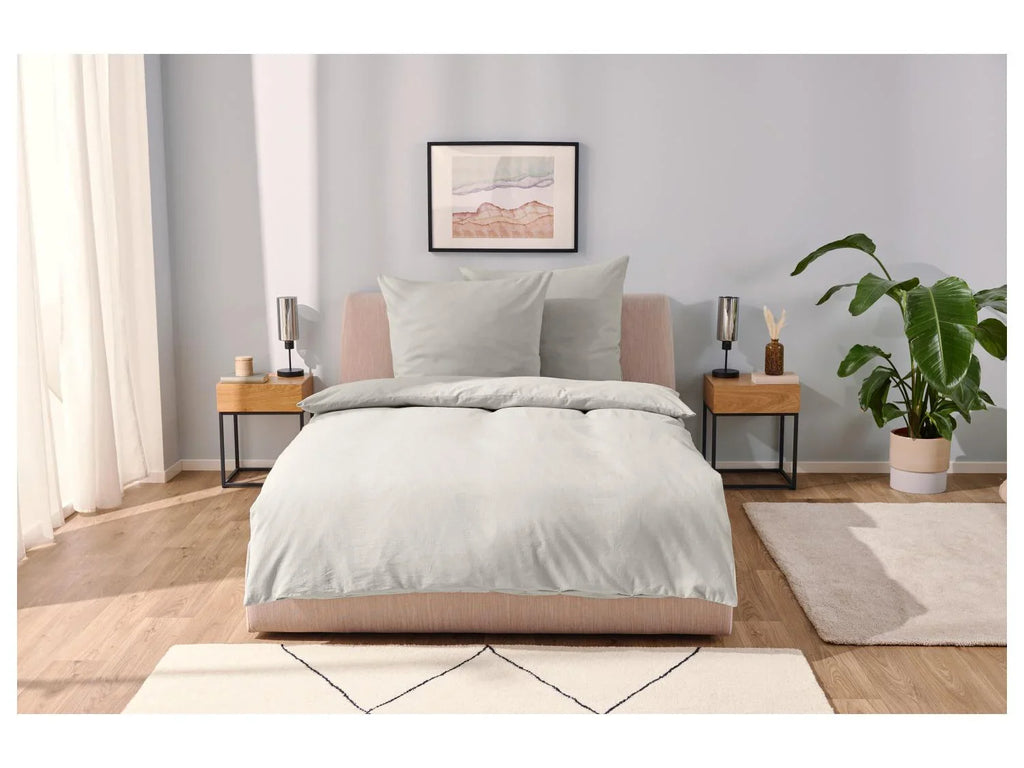 LIVARNO home Parure de lit en lin mlang, 240 x 220 cm