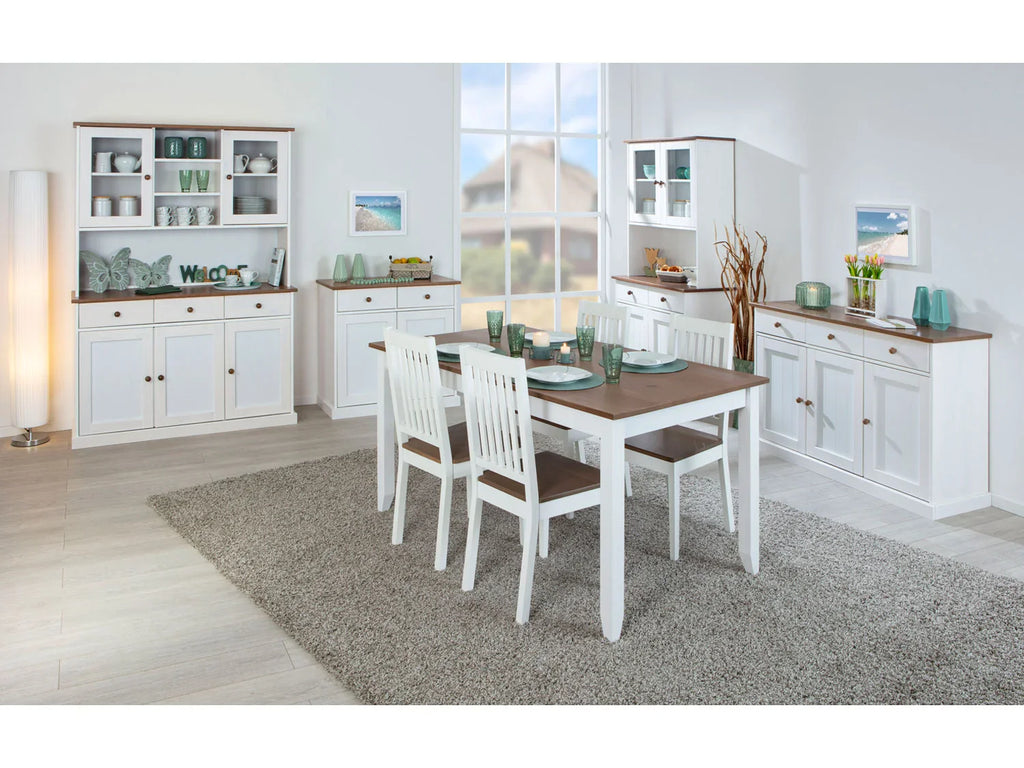Inter Link Commode haut de gamme style campagnard, bois de pin