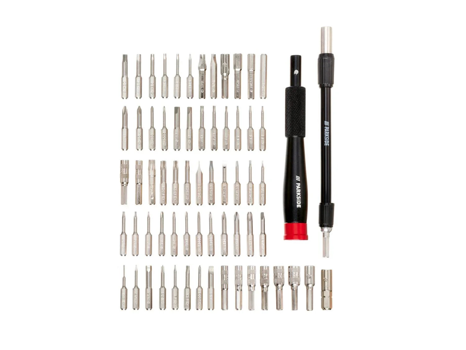 PARKSIDE Set d'outils de prcision, 66 pices