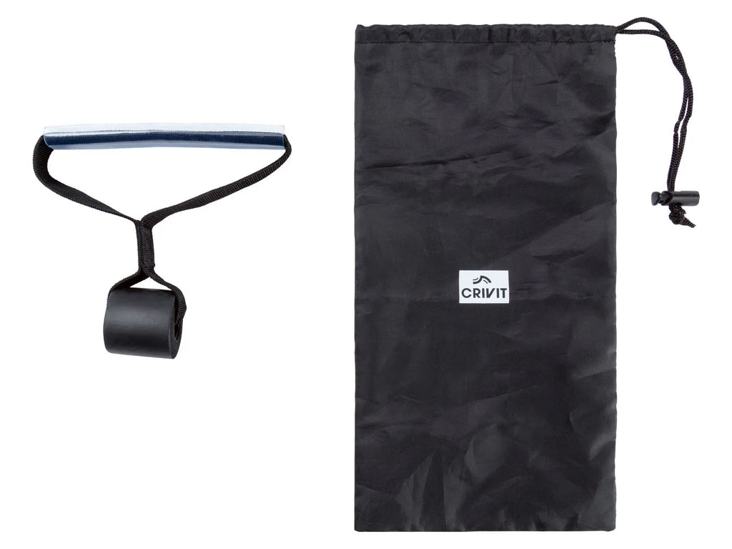 CRIVIT Set de 3 bandes lastiques de musculation, avec ancre de porte