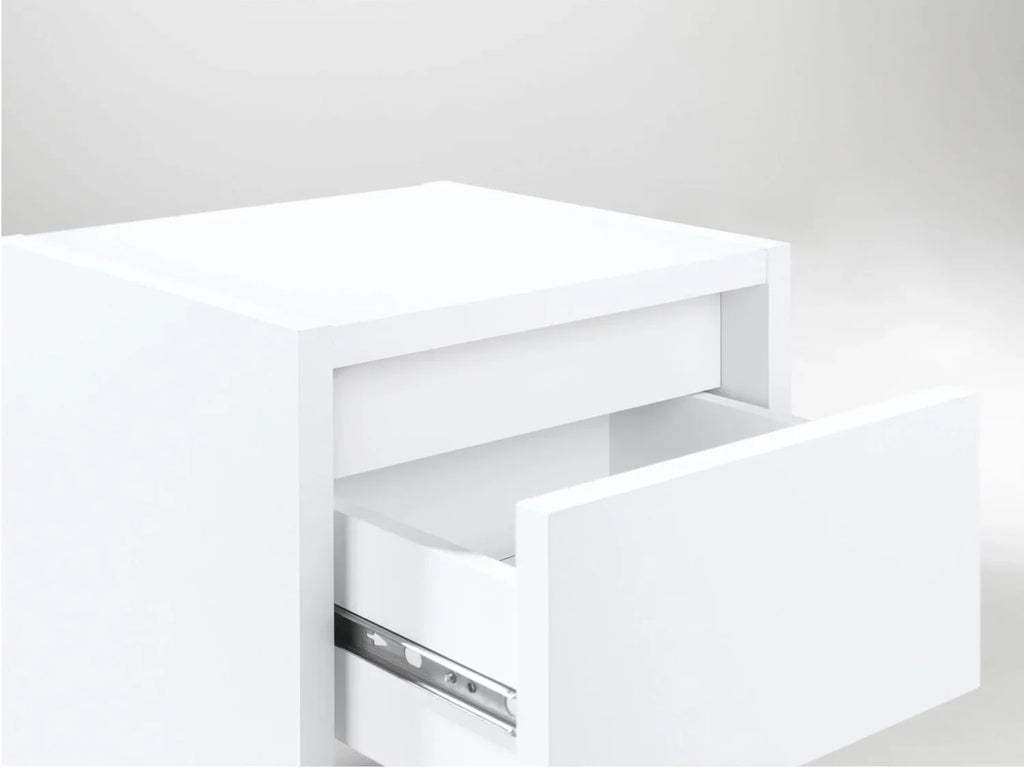 LIVARNO home Armoire latrale de salle de bains Oslo, 32 x 99 x 30 cm, blanche