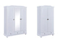 Inter Link Armoire rustique Kappl ou Reutte,  2, 3 ou 4 portes, blanche