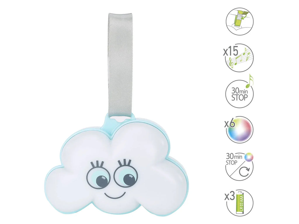 Badabulle Veilleuse Nuage, avec bote  musique