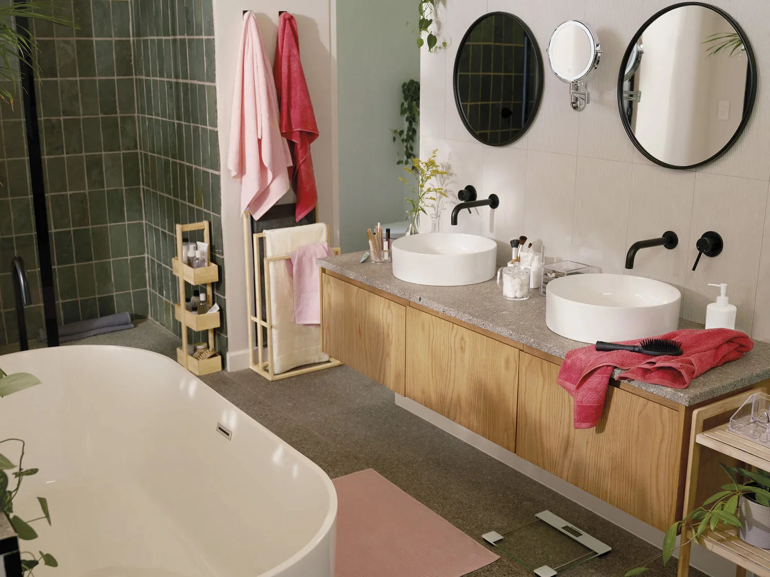 LIVARNO home tagre ou porte-serviettes en bambou
