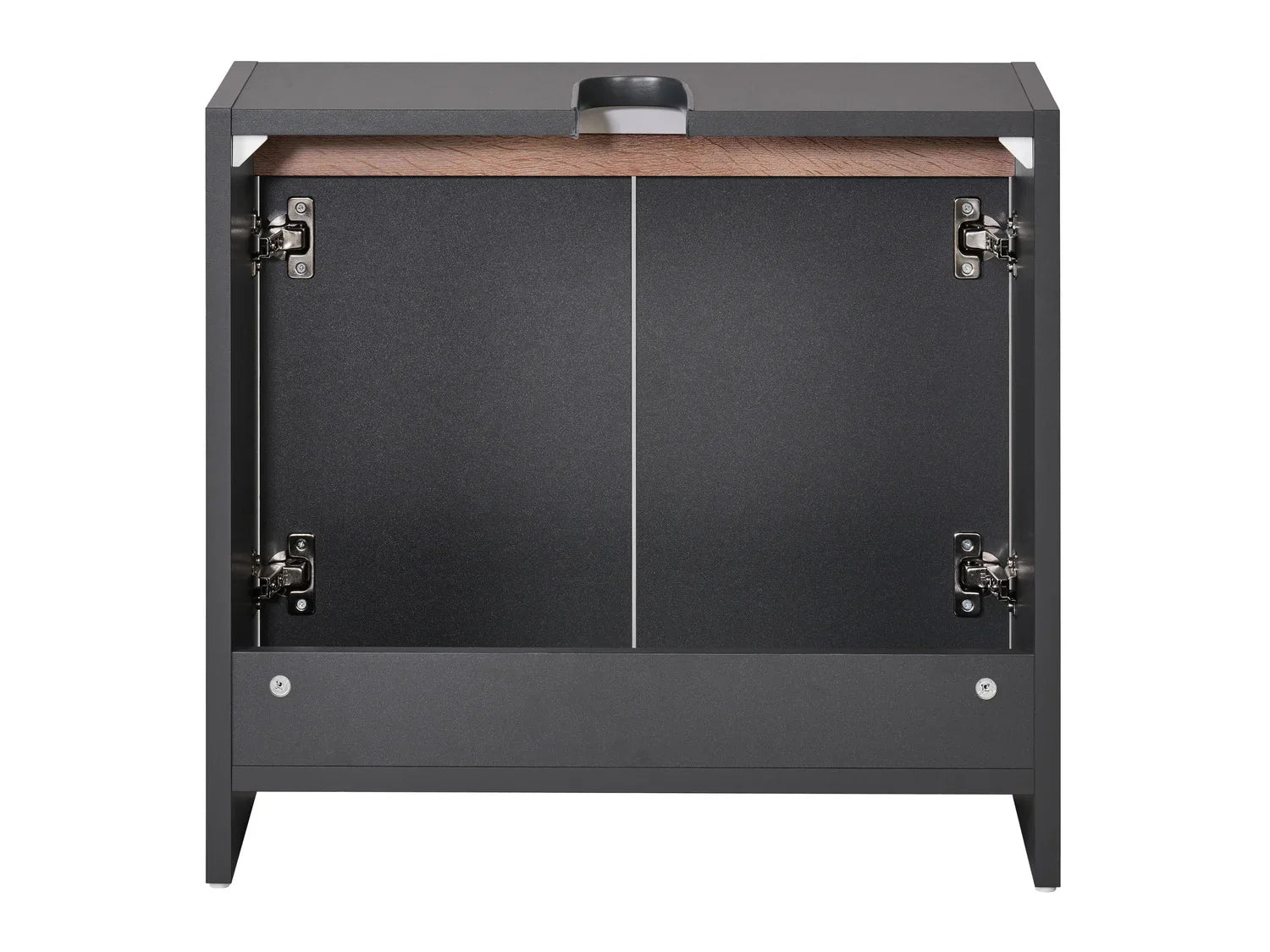 LIVARNO home Meuble sous-vasque Oslo, 60 x 55 x 28 cm, anthracite