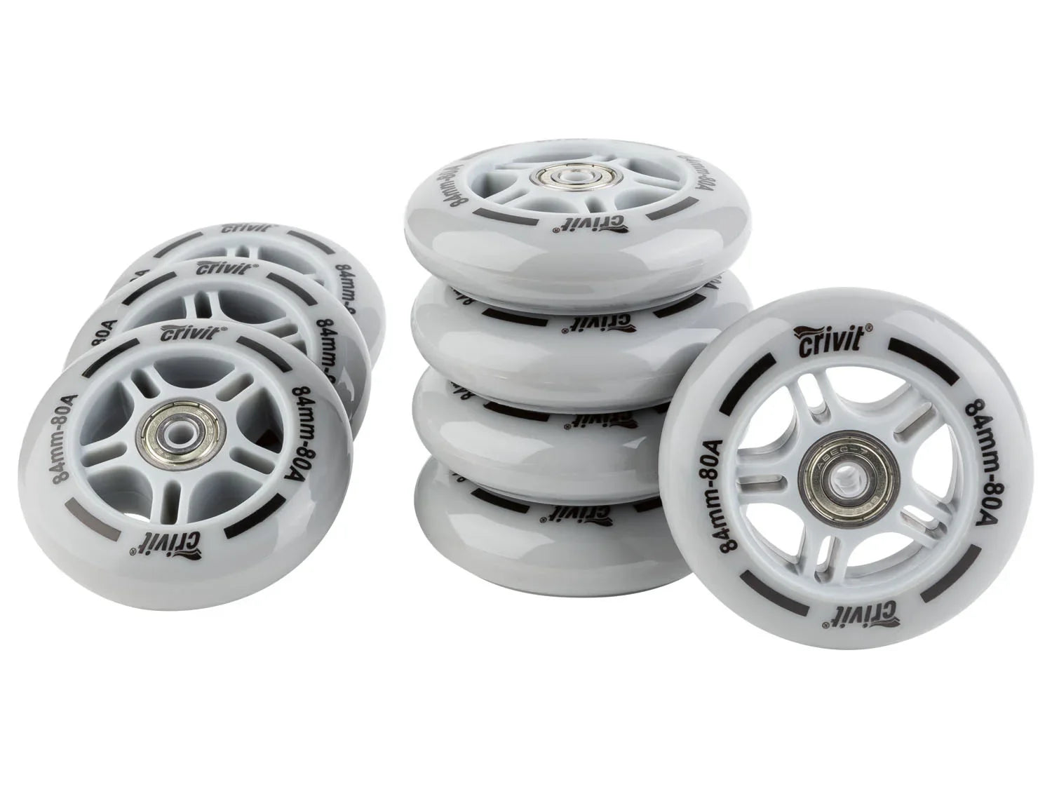 CRIVIT Set de roues pour patins