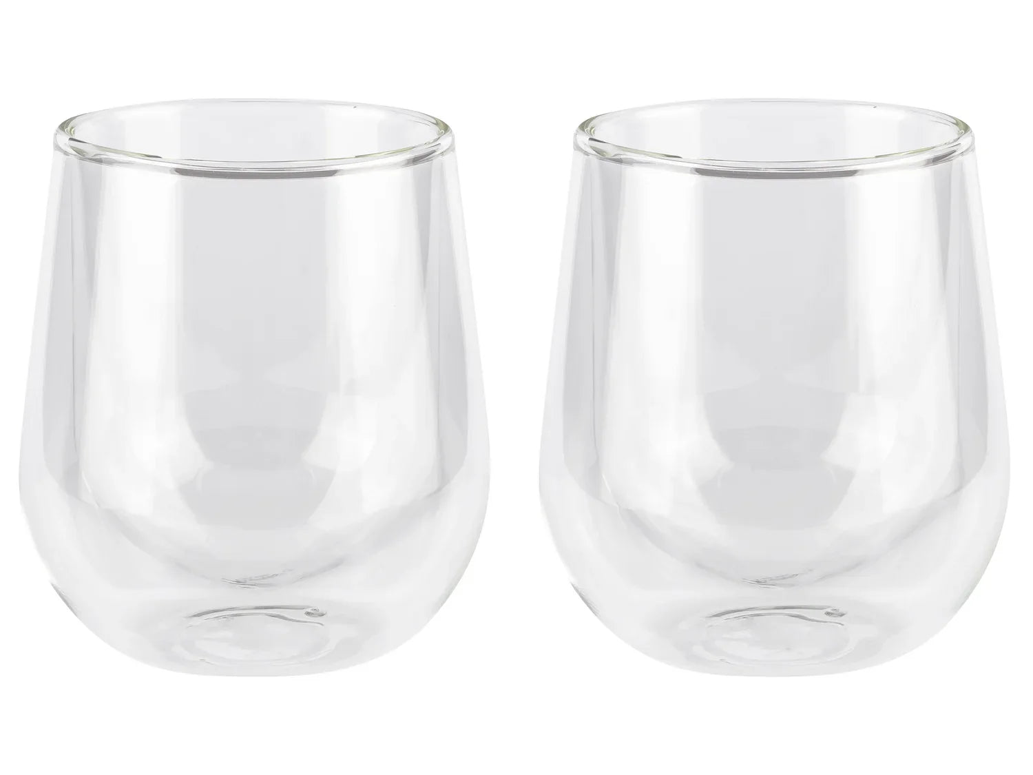 ERNESTO Lot de 2 verres  double paroi