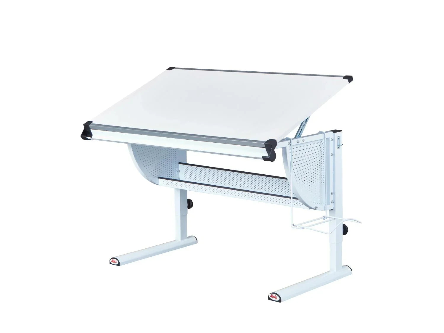 Inter Link Bureau Matts 3 en 1, 118 x 63-93 x 73 cm, blanc