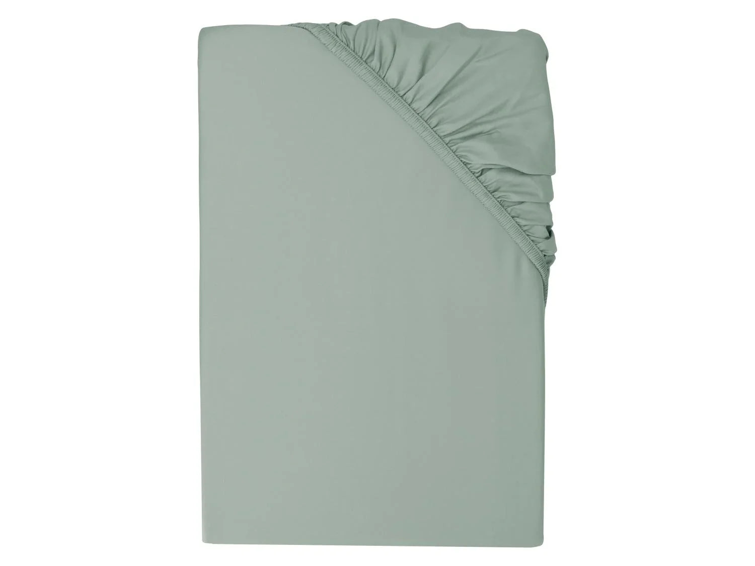 LIVARNO Drap-housse satin de coton et bambou mlangs, 180 - 200 x 200 cm