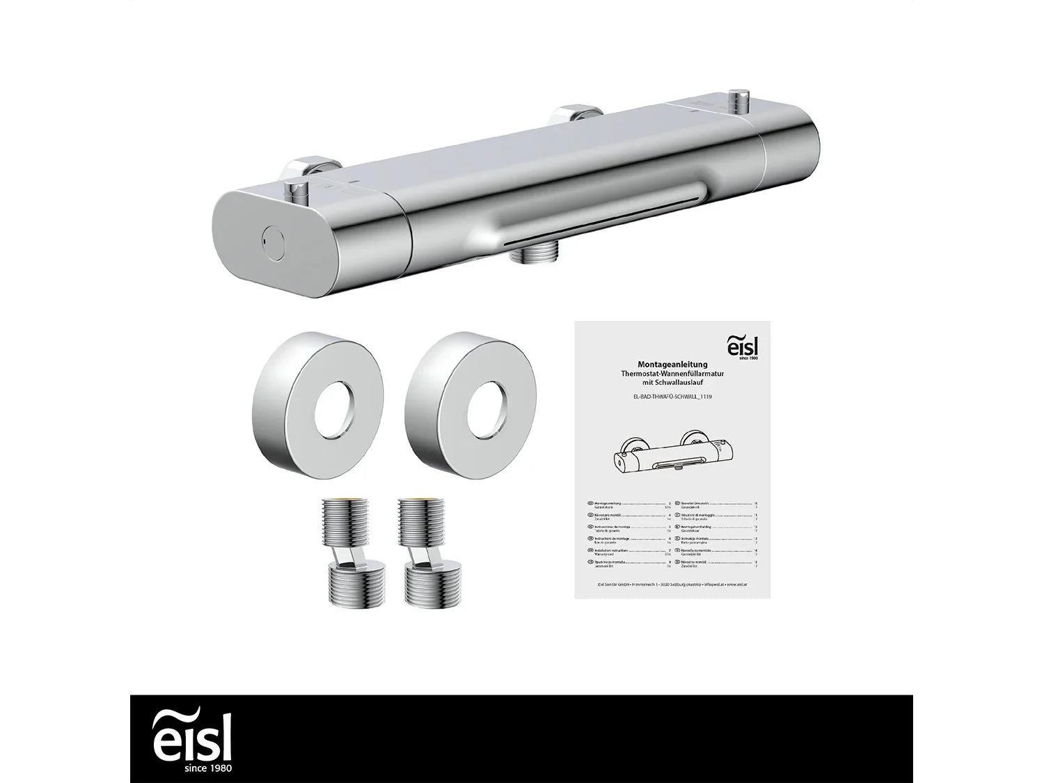 Eisl Mitigeur de salle de bain CARNEO, avec thermostat