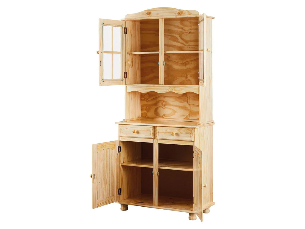 Inter Link Meuble vitrine style champtre, 2 ou 3 portes
