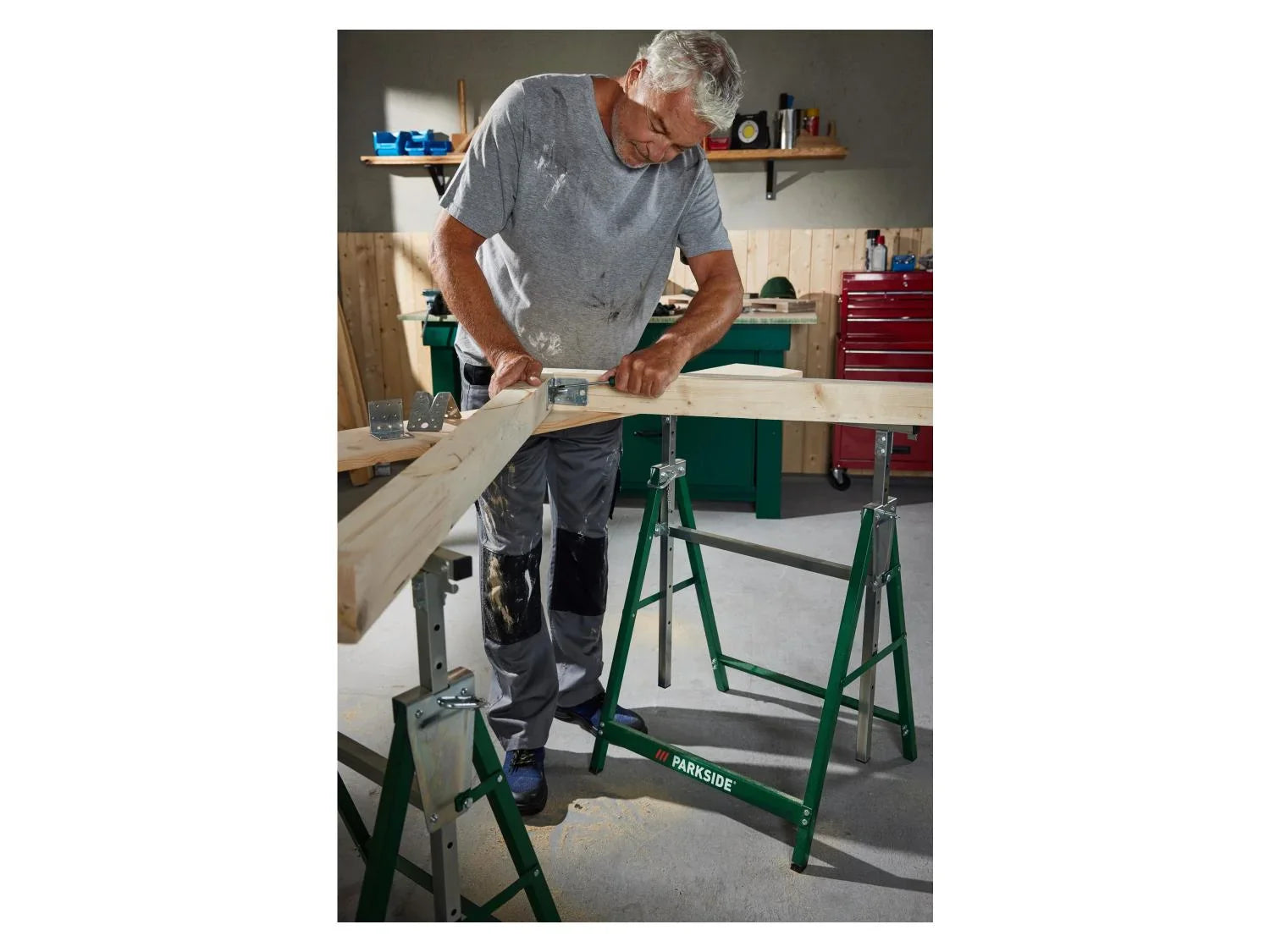 PARKSIDE Trteau rglable en hauteur