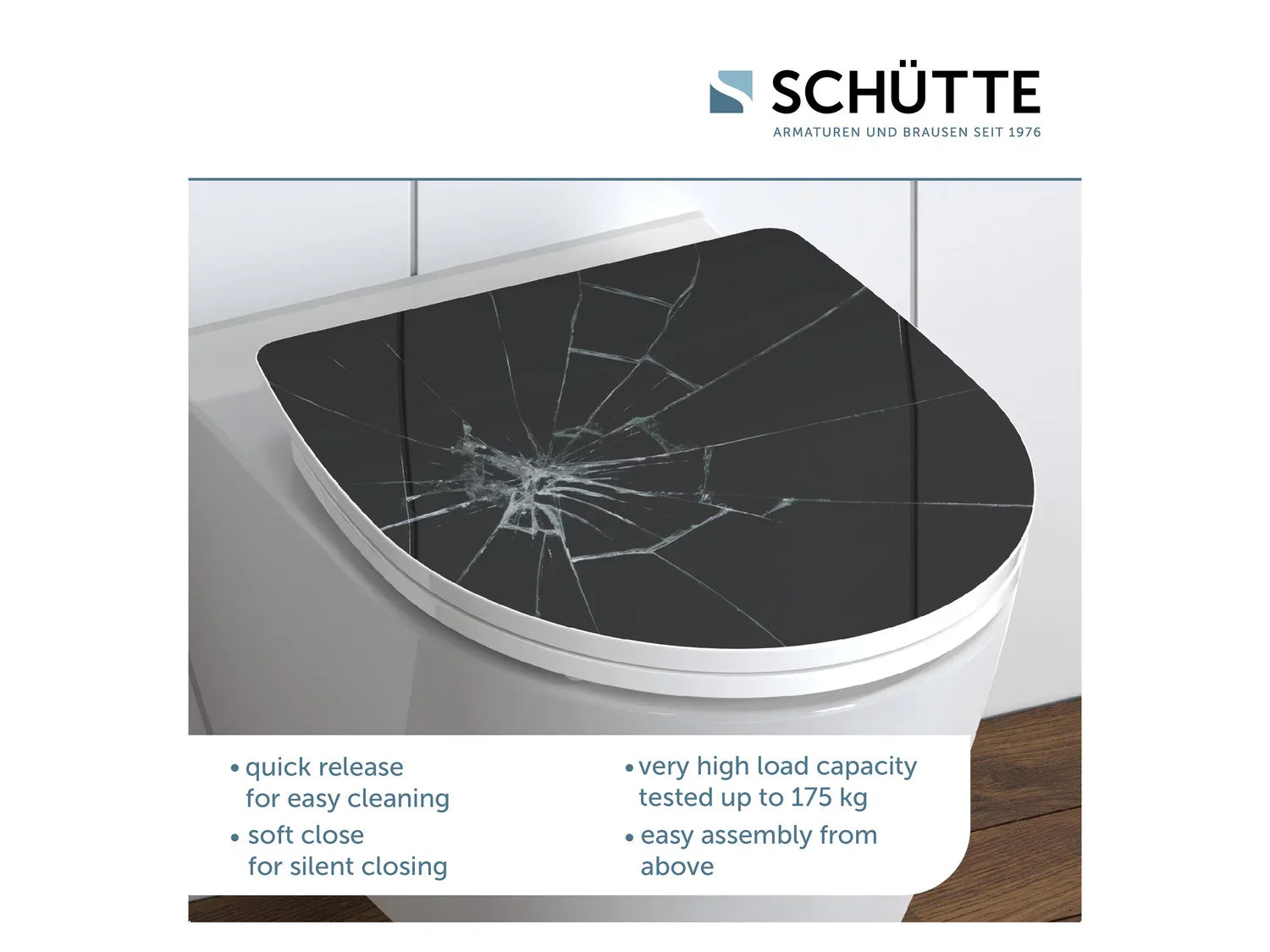 Schtte Abattant WC High Gloss, avec fermeture en douceur