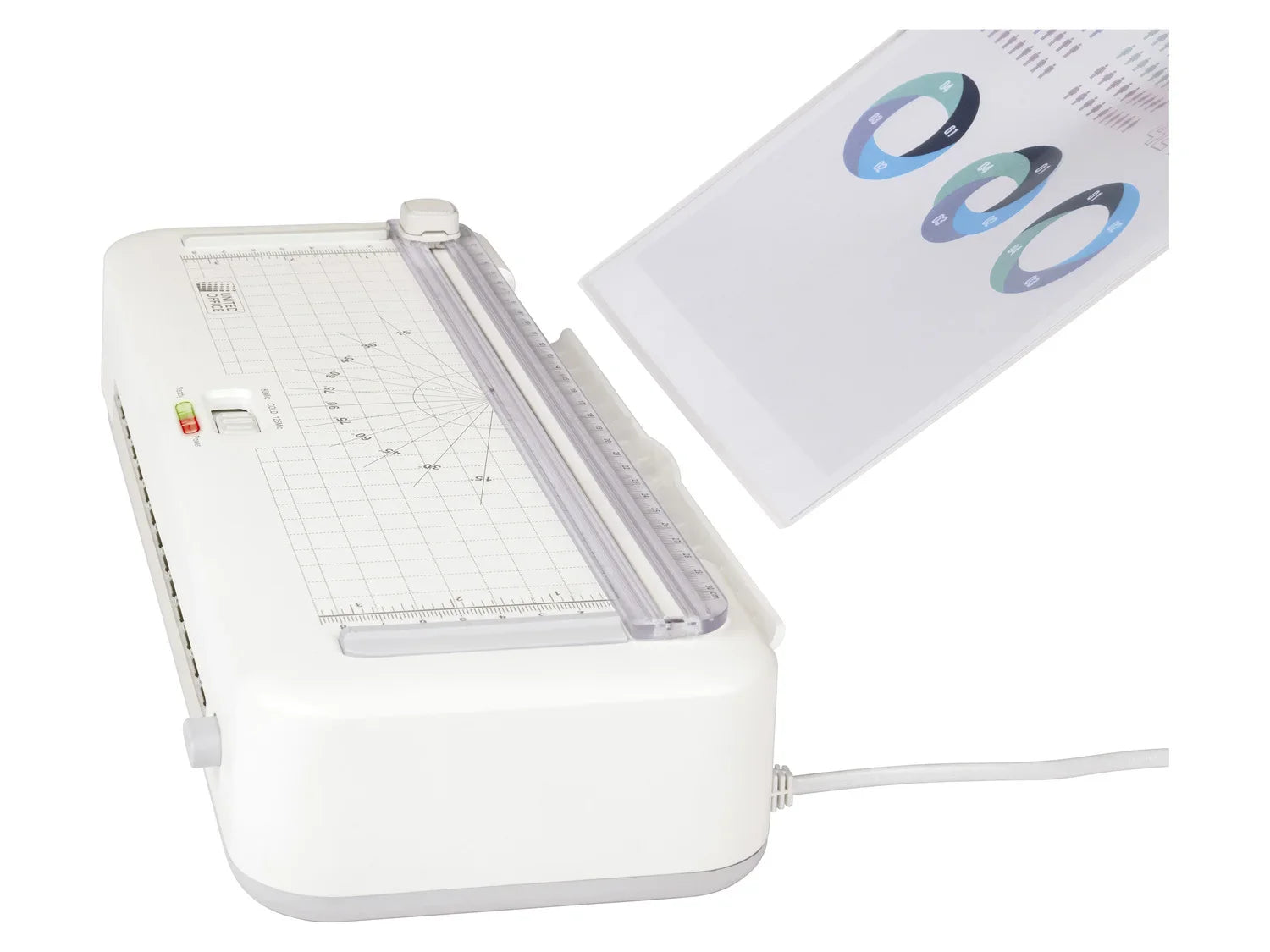 UNITED OFFICE Plastifieuse A4 ULG 395 C1, blanc