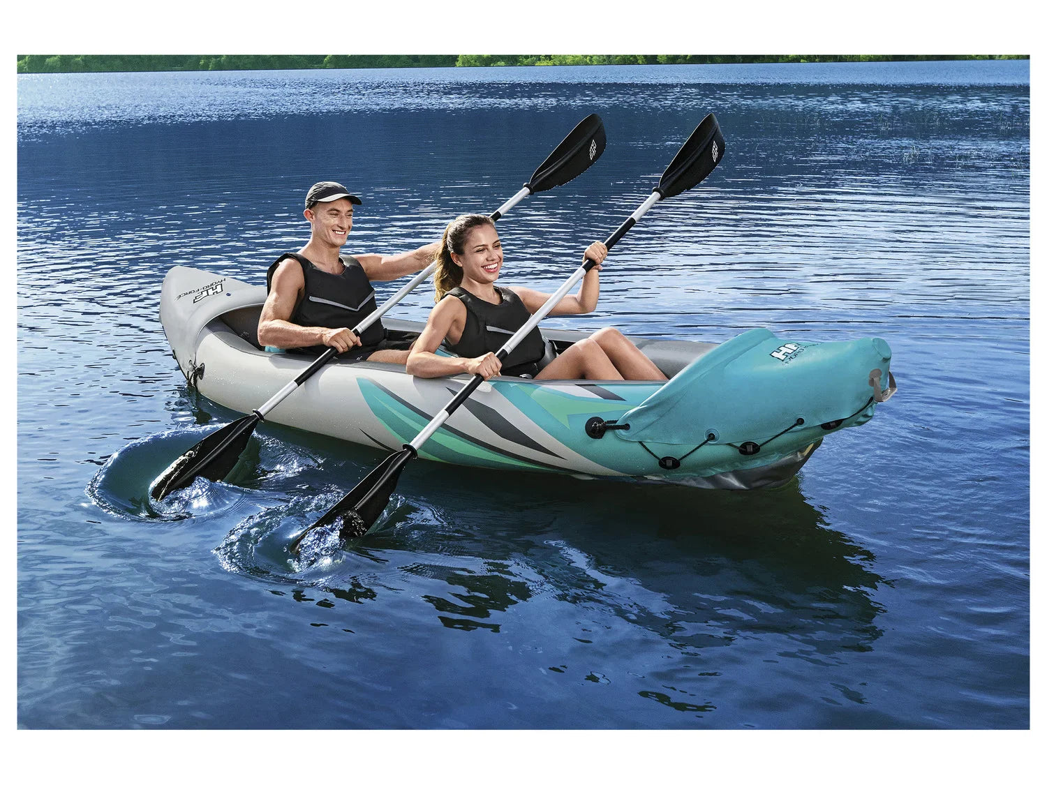 Bestway Set de kayak gonflable Hydro-Force Rapid Elite X2