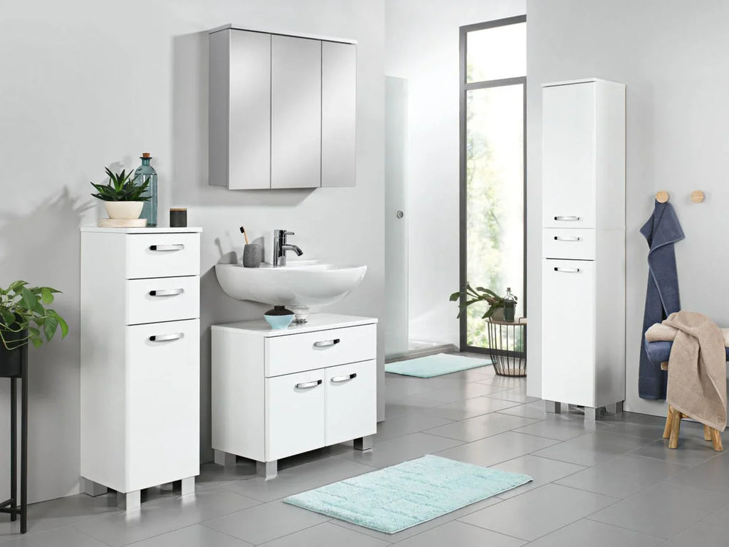 LIVARNO LIVING Armoire de toilette miroir Palermo, 66 x 64 x 16,5 cm