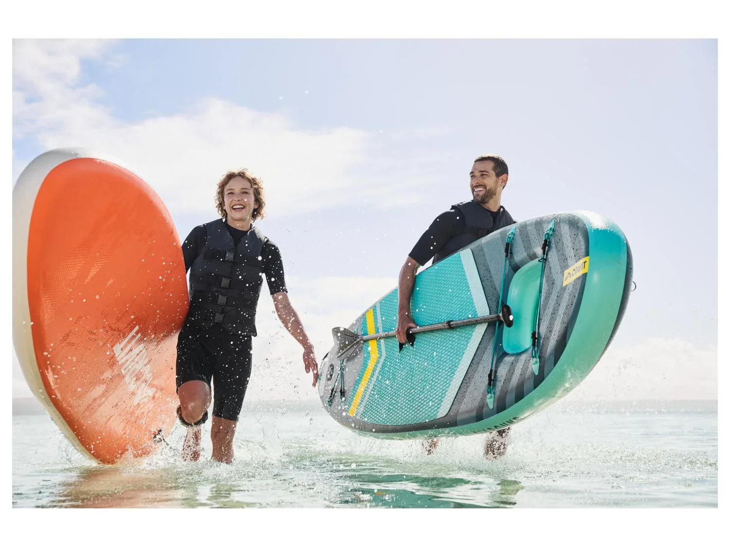 CRIVIT Stand-up paddle gonflable polyvalent avec fentre