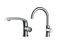 Duschwell Mitigeur de lavabo de salle de bain Basic, avec mousseur Neoperl