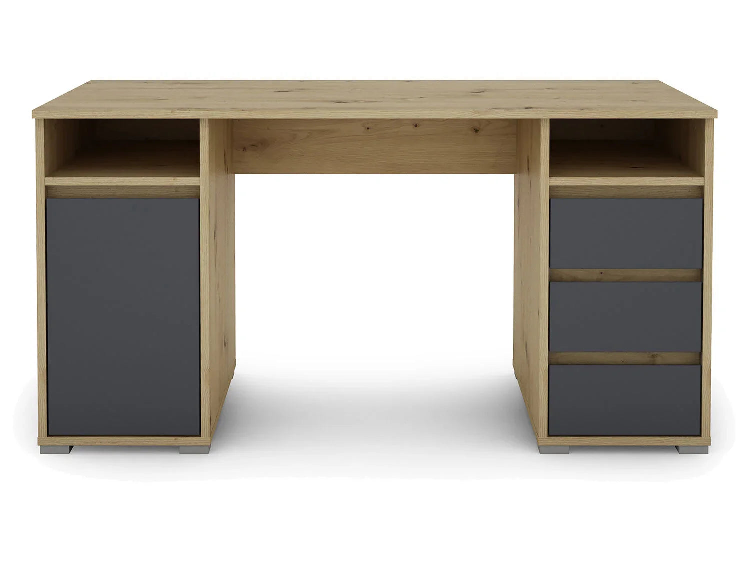 byLIVING Bureau Lobo, avec rangements, 138 x 75 x 55 cm