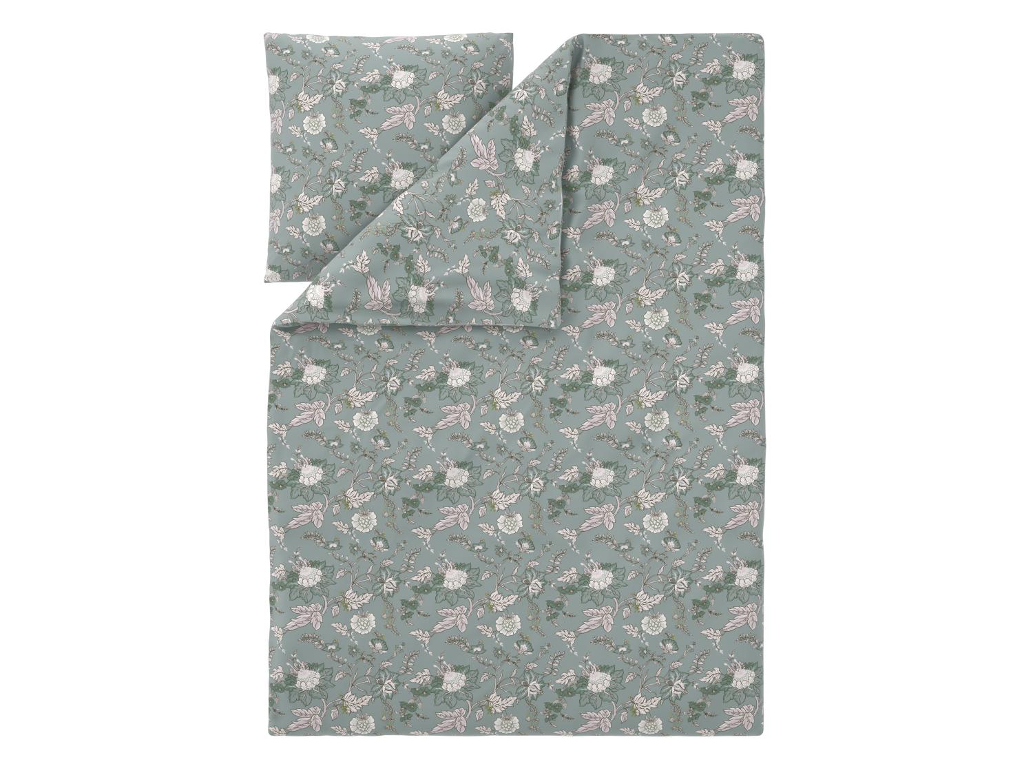 LIVARNO Parure de lit ou parure de lit double face en satin, 140 x 200 cm
