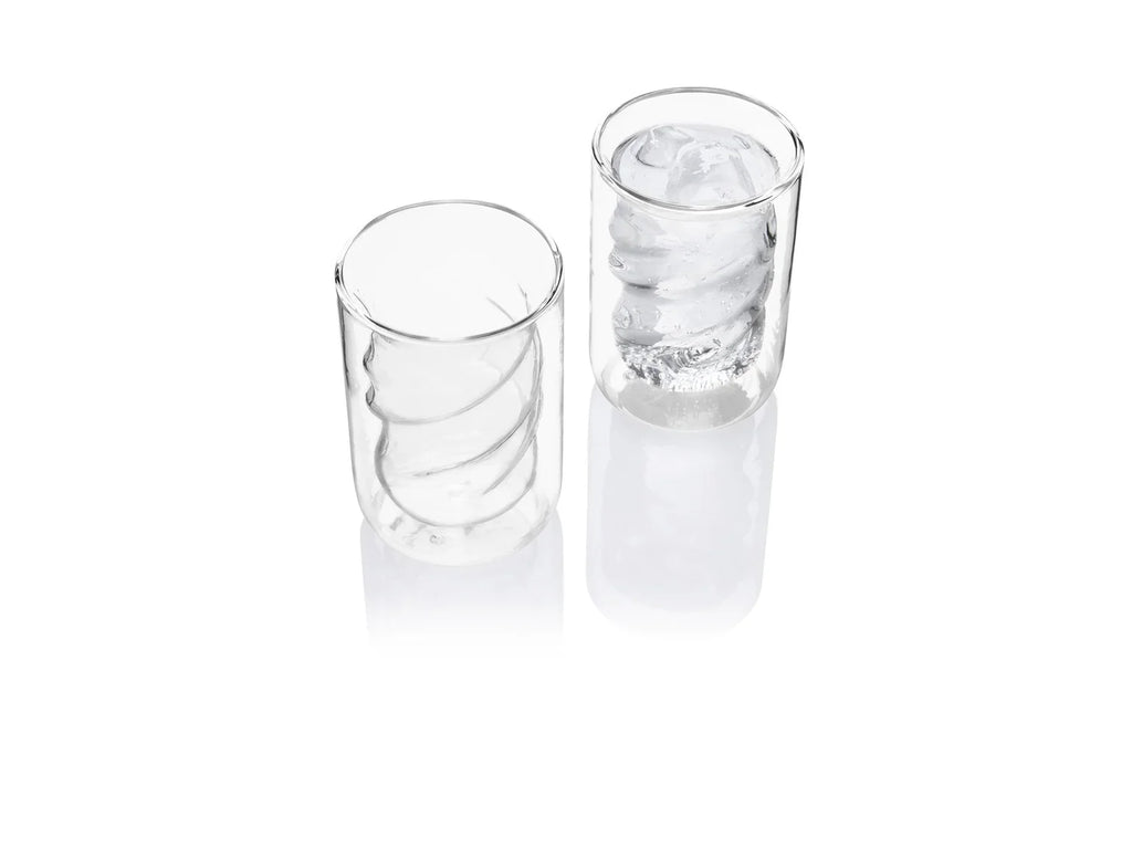 ERNESTO Lot de 2 verres  double paroi