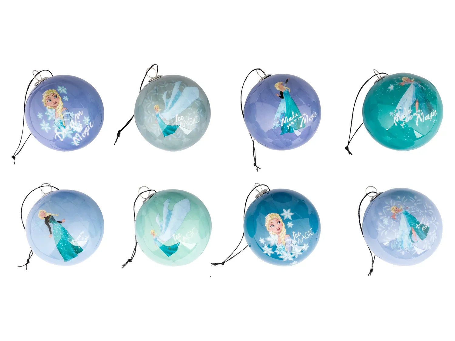 DISNEY Boules de Nol, 8 pices