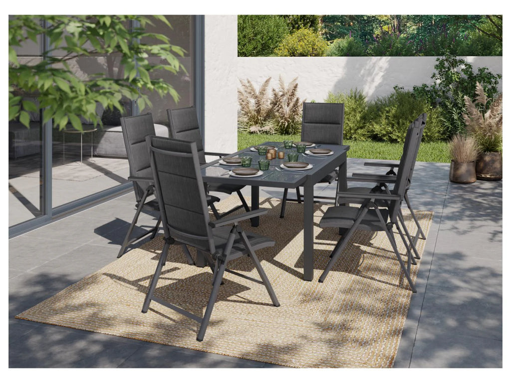 LIVARNO Table de jardin + Lot de 6 fauteuils Toronto