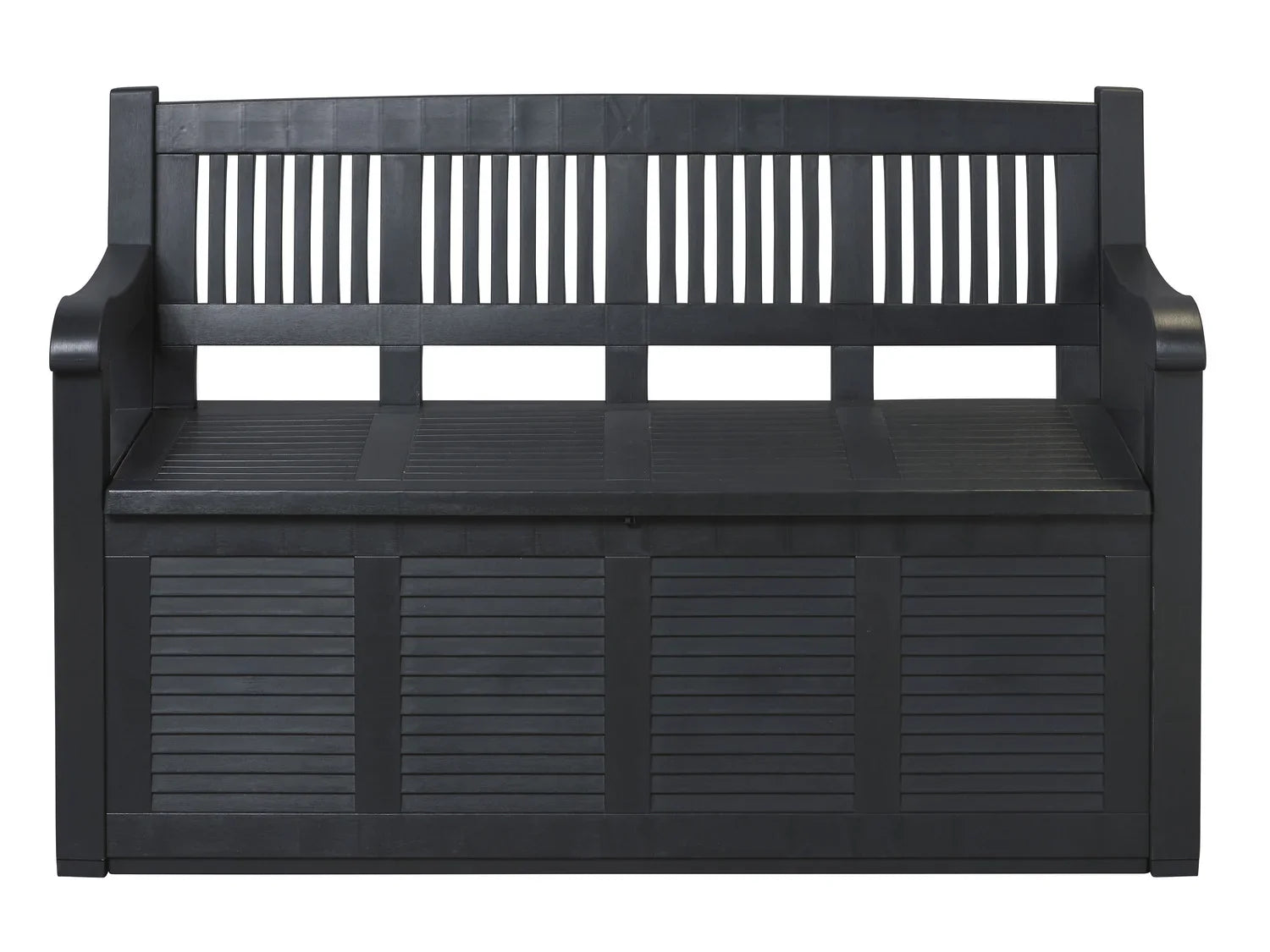 LIVARNO home Banc de jardin avec coffre de rangement, 280 L, en plastique