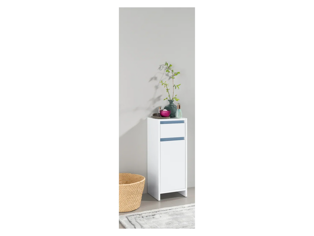 LIVARNO home Armoire latrale de salle de bains Oslo, 32 x 80 x 28 cm, blanche