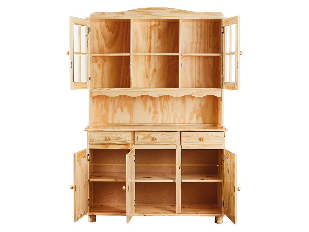 Inter Link Meuble vitrine style champtre, 2 ou 3 portes